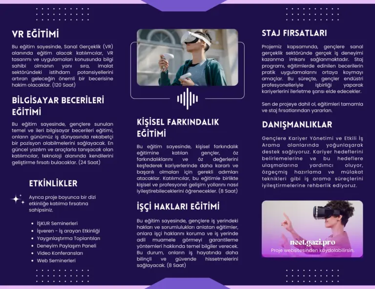 Proje broşürü